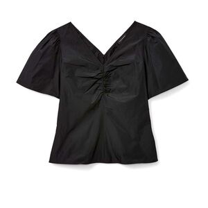 NWT Club Monaco Rouched Front Shirt Chemise Blouse